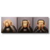 Maleri - Chimpanzee: No See, No Hear, No Speak II