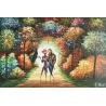 Maleri - Colorful Couple