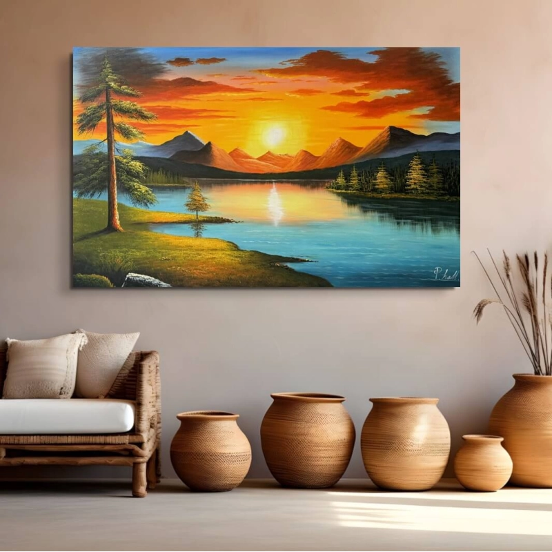 Maleri - Giant Ape (Vandret)