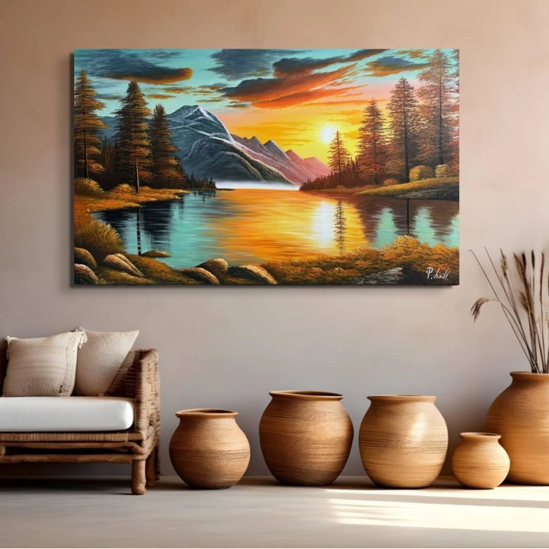 Maleri - Giant Ape (Vandret)