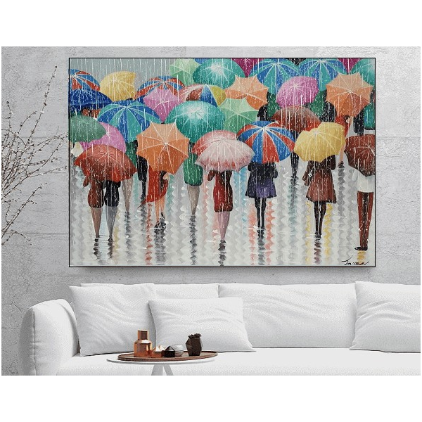 Malerier til salg - Raining